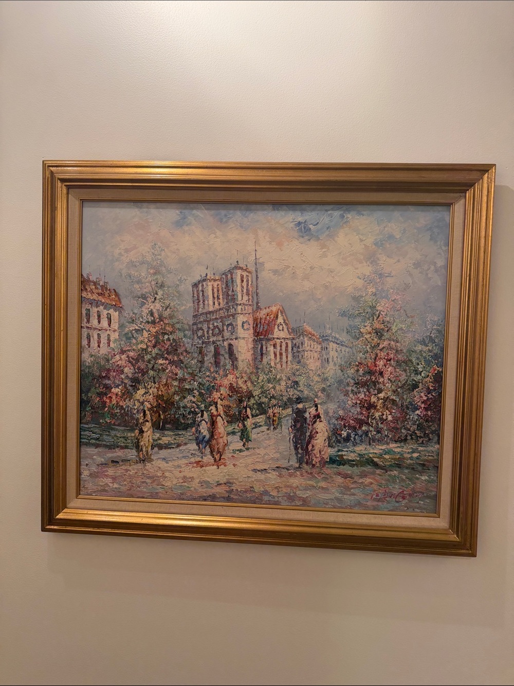 Marie Charlot Impressionist -France 20th century oil on‎ canvas